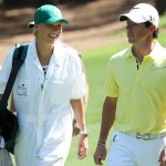 Chưa tham gia các giải tennis, Caroline Wozniacki rảnh rỗi tới giải golf Master để cổ vũ cho bạn trai người Bắc Ireland.