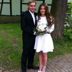 Hôm qua, Schmelzer bí mật tổ chức đám cưới với người đẹp Jenny Rohde.