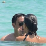 Tiền vệ Barca và vợ sắp cưới Nuria Cunillera cùng nhau đi nghỉ mát tại hòn đảo Ibiza vài ngày trước lễ cưới diễn ra hôm nay.